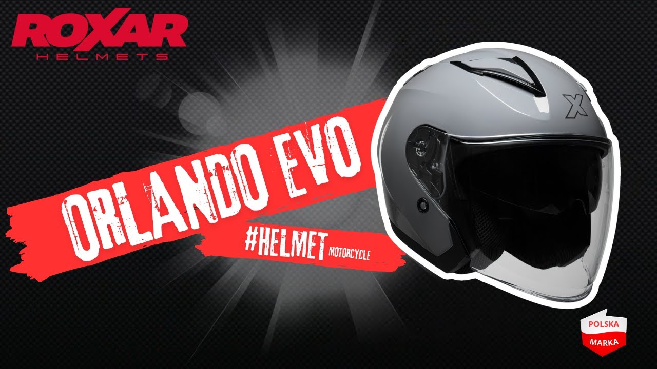 Kask Otwarty (Jet) - prezentacja kasku Orlando EVO marki ROXAR