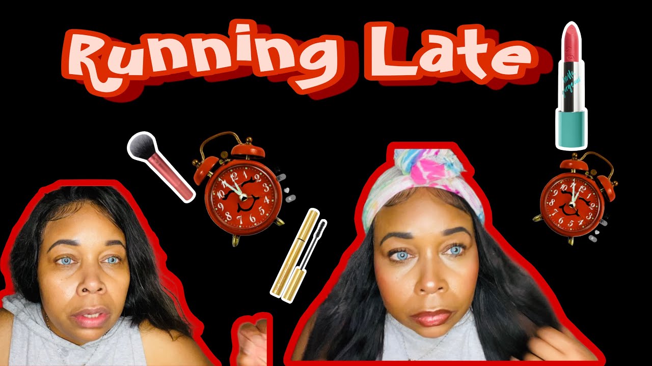 Running late for work and trying to put on makeup!! On this situation quick and easy makeup 💄 😜