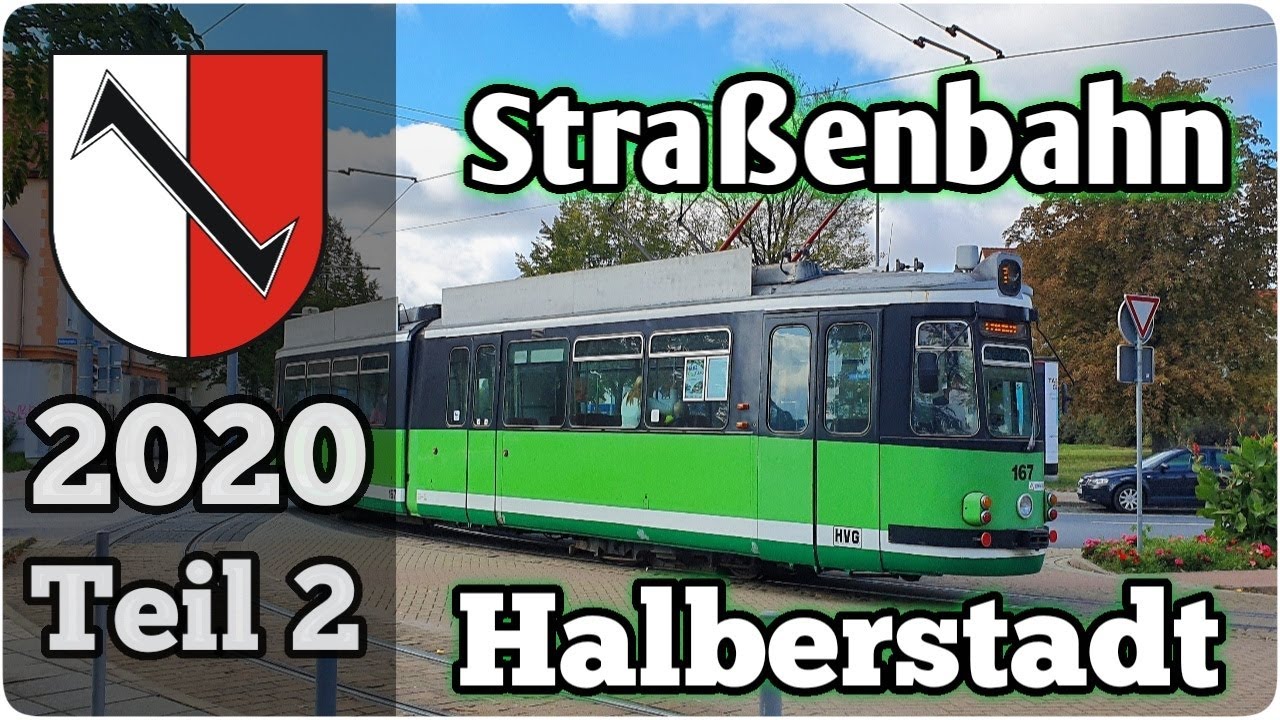 Straßenbahn Halberstadt 2020 Teil 2 | Gelenktriebwagen GT4