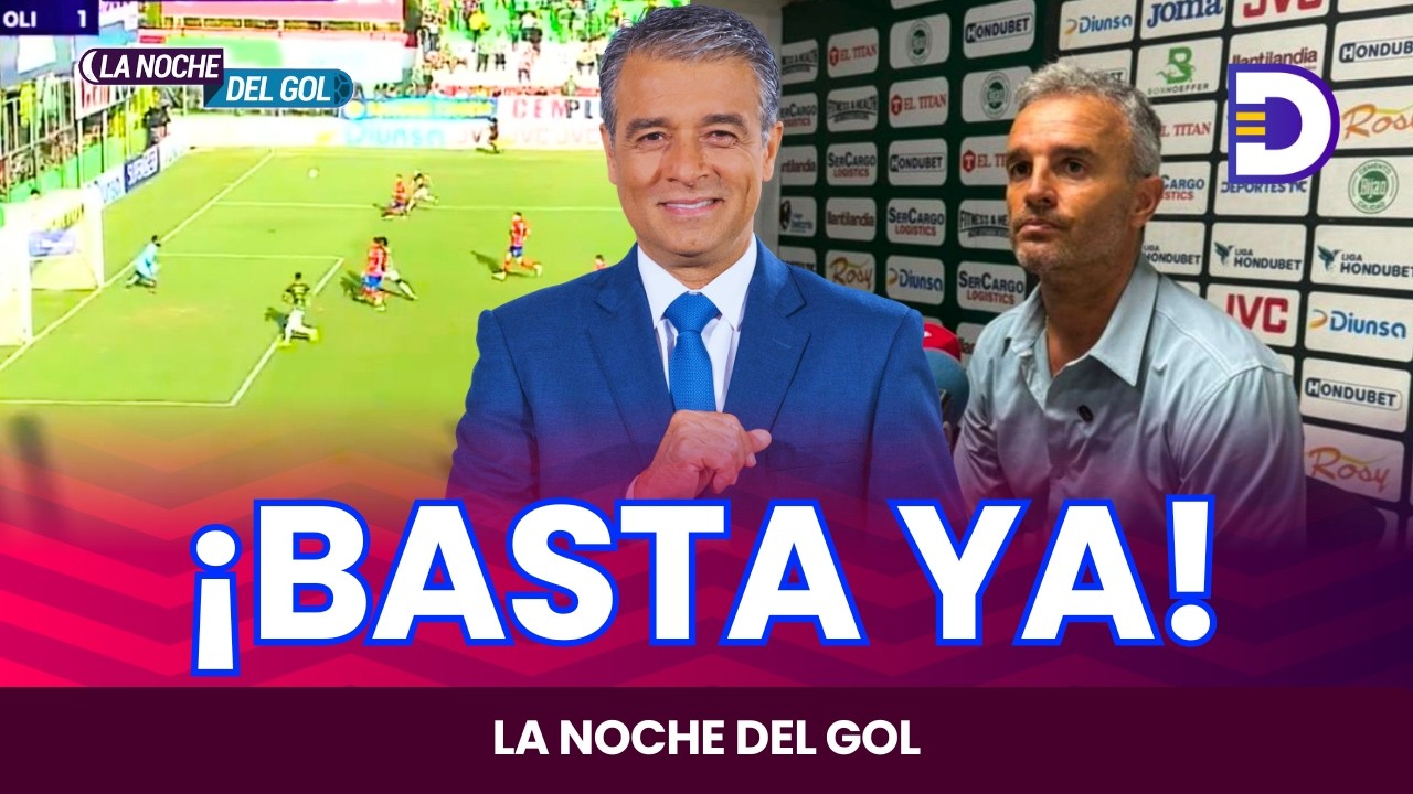 Juan Carlos Pineda reacciona tras el gol en fuera de juega de Marathón ante Olimpia