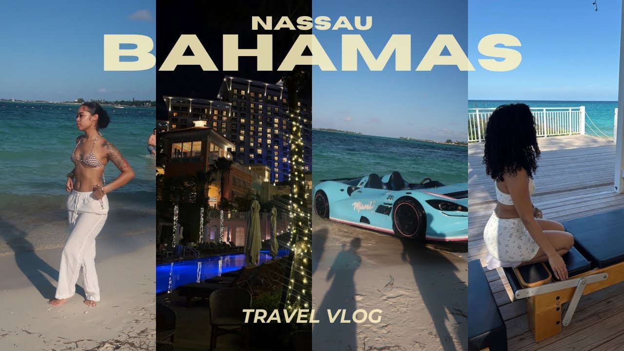 TRAVEL VLOG | Vacay in the Bahamas | Pilates on the beach, water sports & all the vibes!!!