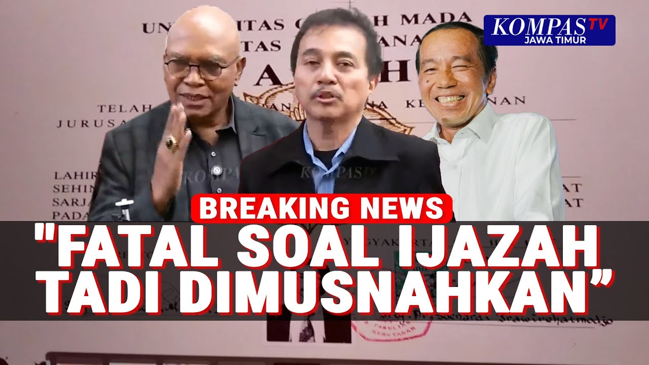 Blak-blakan! Roy Suryo Soroti Pemusnahan Salinan Ijazah Jokowi oleh KPU Surakarta