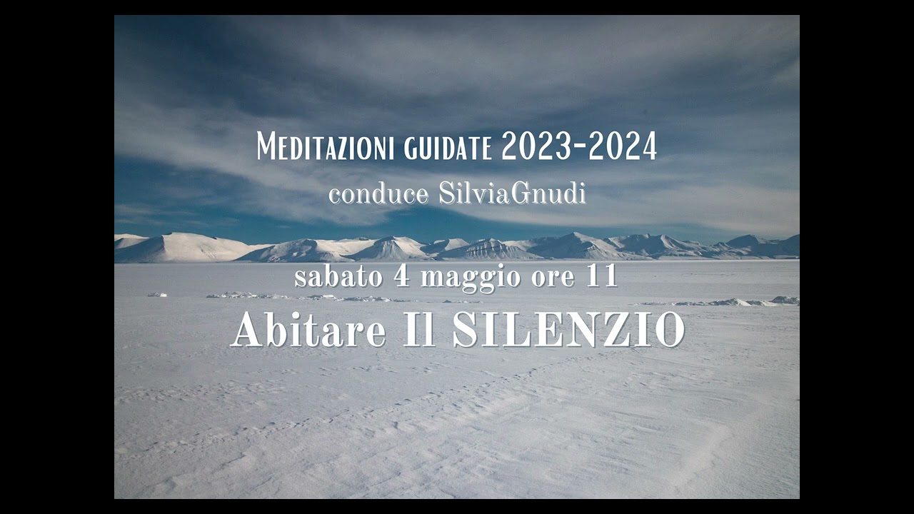 ABITARE IL SILENZIO