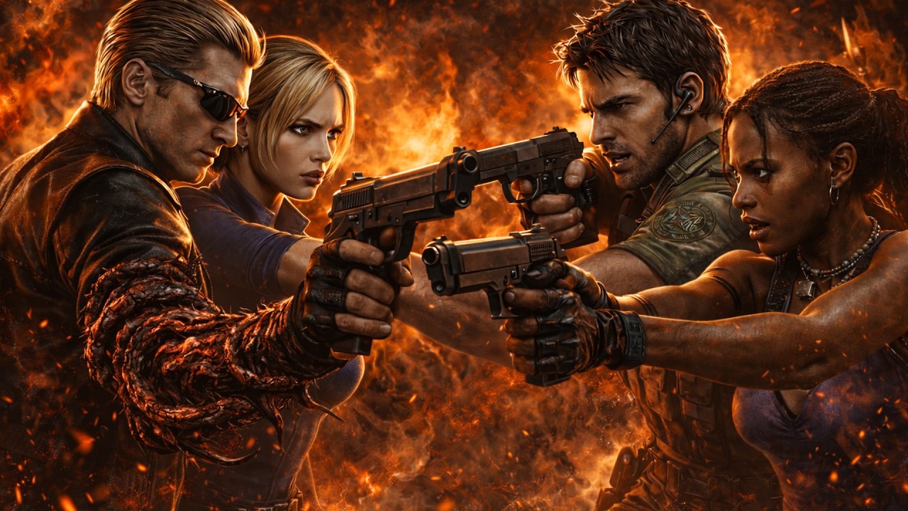 CAZANDO A WESKER PARA LIBERAR A JILL DE SU MISERIA | PARTE FINAL RESIDENT EVIL 5 COOP VETERANO