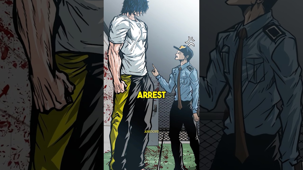 He beats everyone but can't be arrested because he's a minor