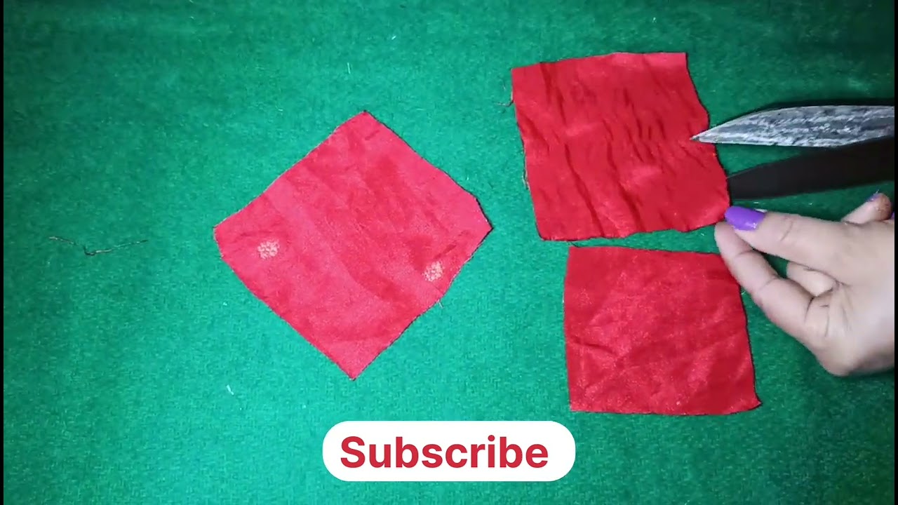 DIY Designer LATKAN | Blouse Back LATKAN Making at Home. Simple se Stylish Blouse LATKAN. 