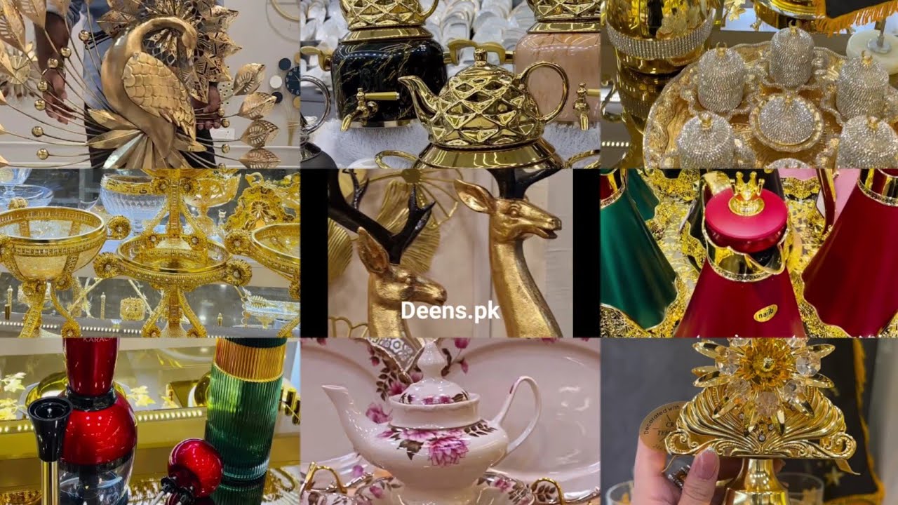Beautiful crockery items Dinner set New fancy crockery items