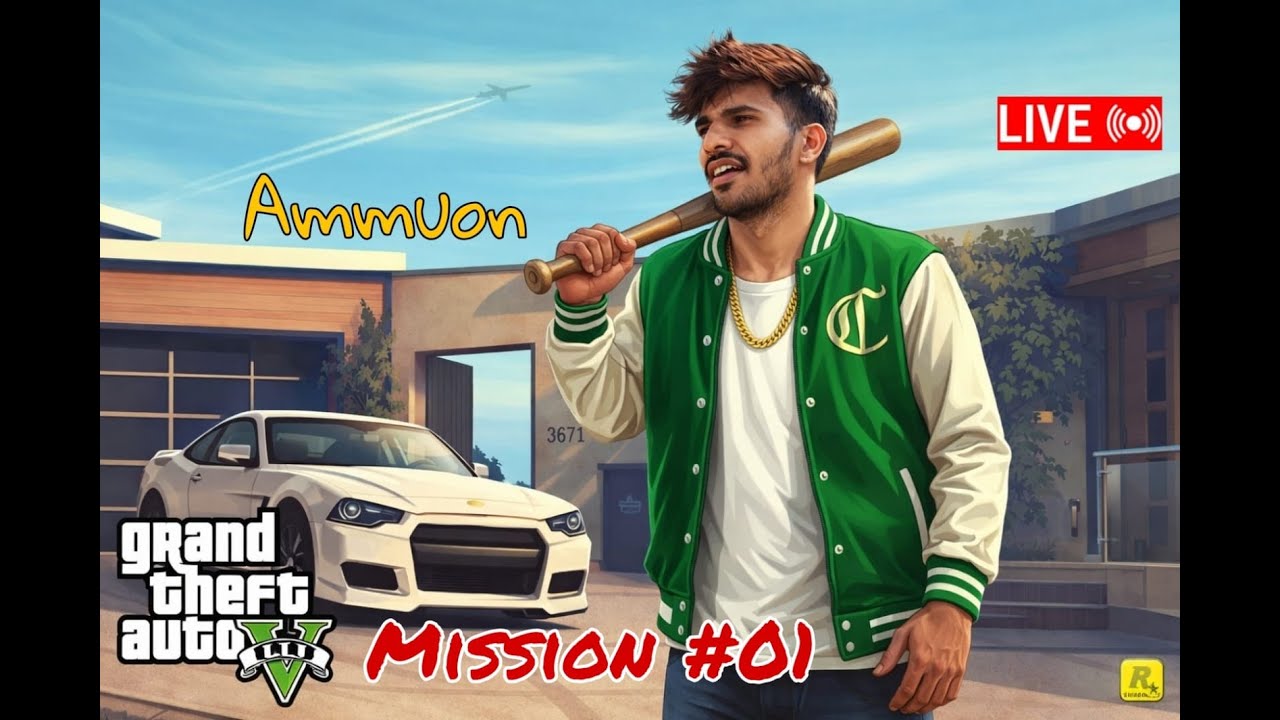 GTA 5 LIVE 🔴 | Story Mode Mission | Hindi Gameplay | AMMUON