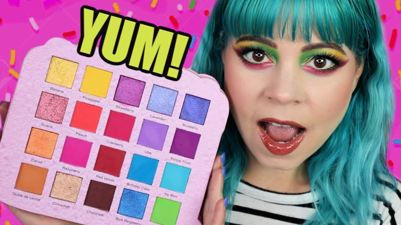 Lets try the Glamlite Cake palette! 🎂🍰
