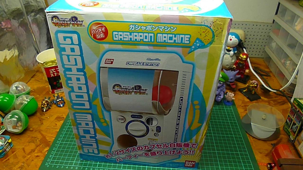 Capsule Station - Maquina Gashapon de Bandai ( Revisión en Español)