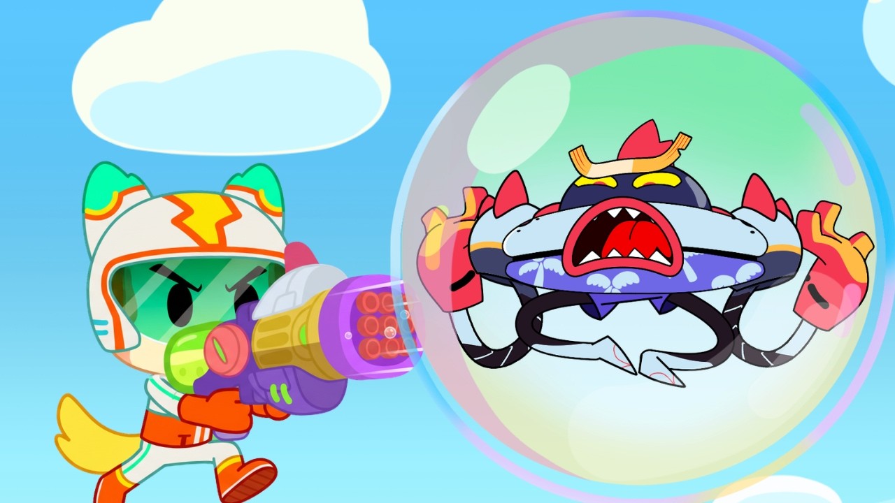 Trouble in Bubble Guns Toy Cartoon | Fun in Festival Park | Nuton and Lola Cartoon