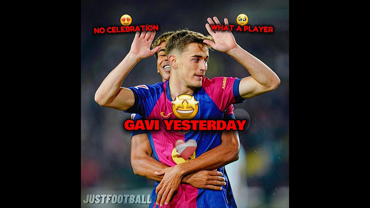 Gavi respect for his boyhood club🤩 #gavi #barcelona #realbetis