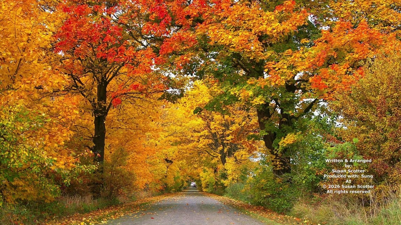 In the morning sun,  autumns wonders