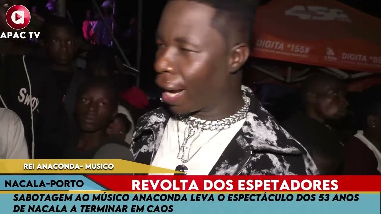 Mr Rival Na cidade de Nacala porto Com Rey anaconda que foi sabotando no show