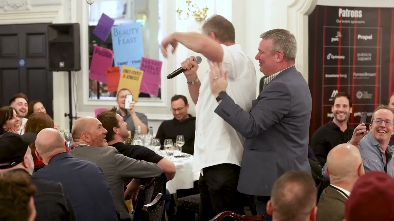 West End Singing Waiters - Neil and Craig as singing Chefs x