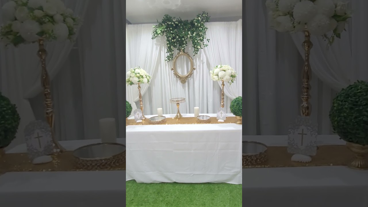 Diy First Holy communion Decoration Idea 1 # Holy Communion # Baptism,  simple decoration at home