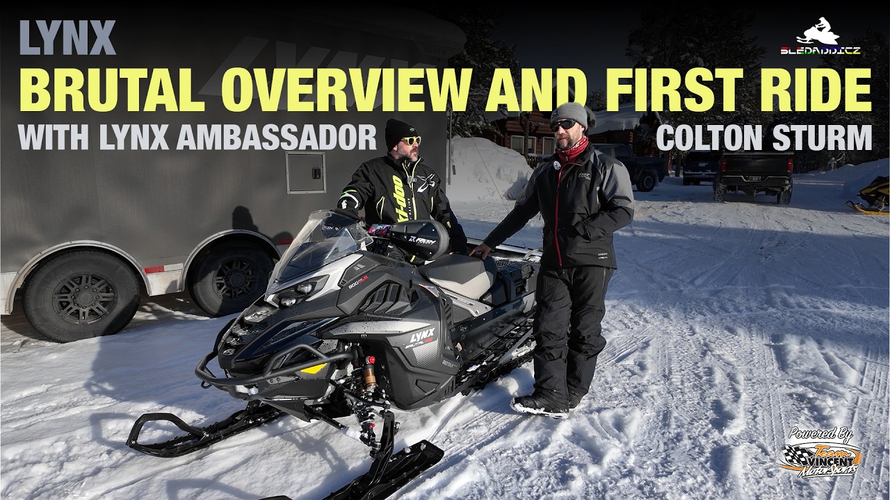 Lynx Brutal Overview and First Ride | A Do-It-All Sled! | We Chat With Lynx Ambassador Colton Sturm