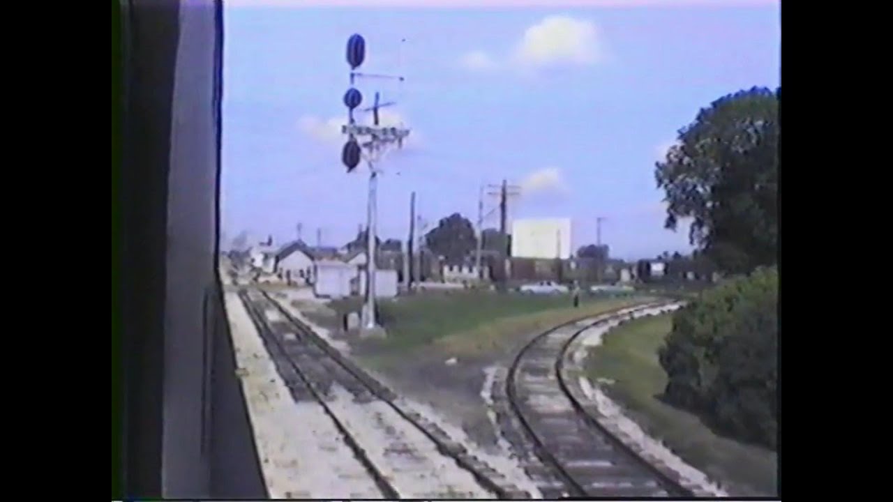 Riding the Independence Limited from Elwood to Tipton, IN - June 16, 1985