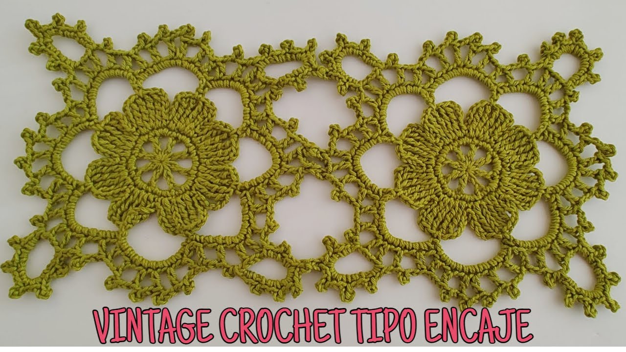 Crochet tipo encaje, Blusa Vintage