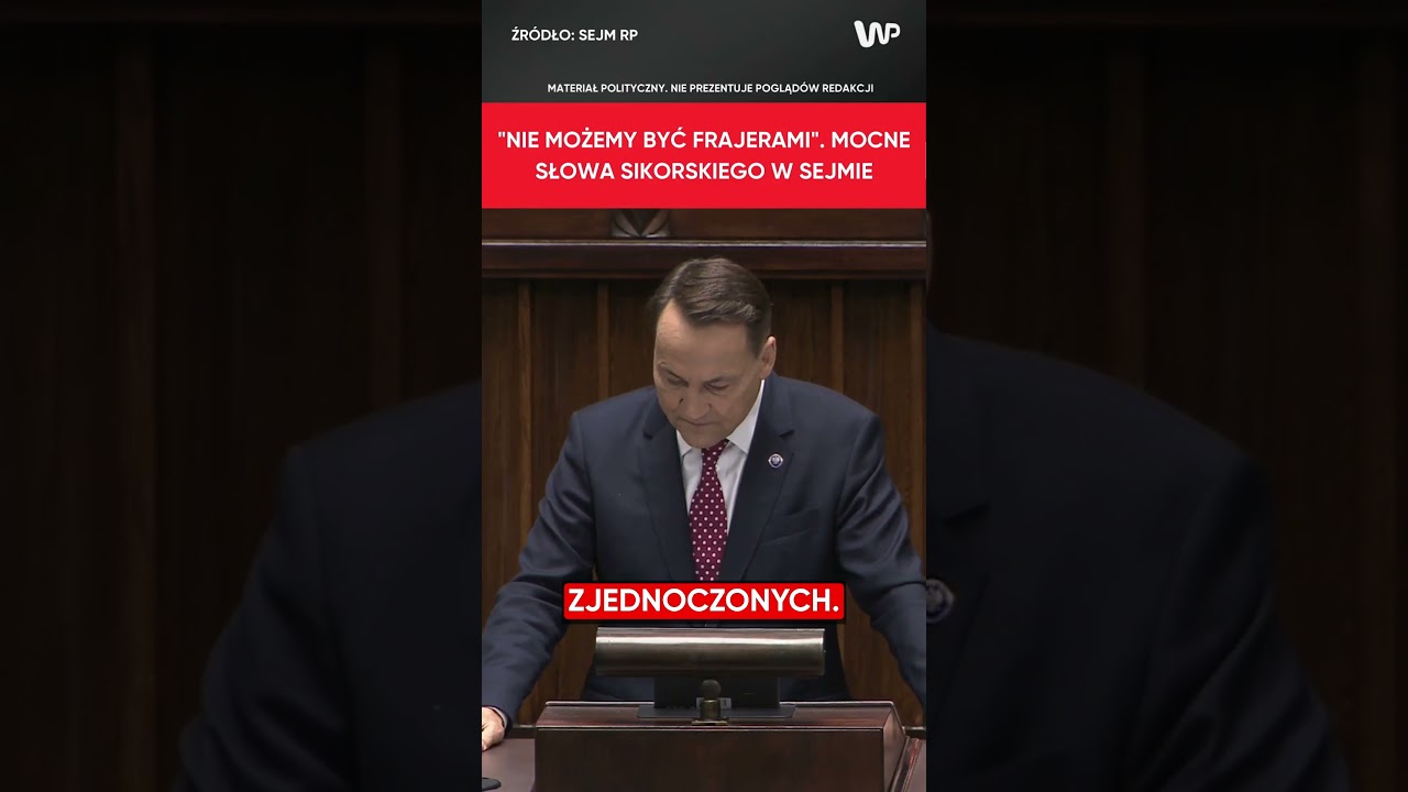 Mocne słowa w trakcie expose Sikorskiego #polityka #sejm #nawrocki