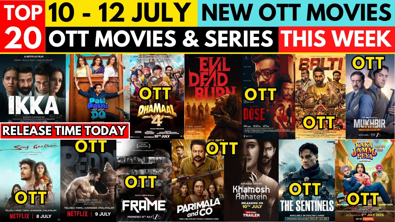 OTT Release Movies 10 July I IKKA Trailer I Pati Patni Aur Wo Do OTT I Dhamaal 4 Review NETFLIX