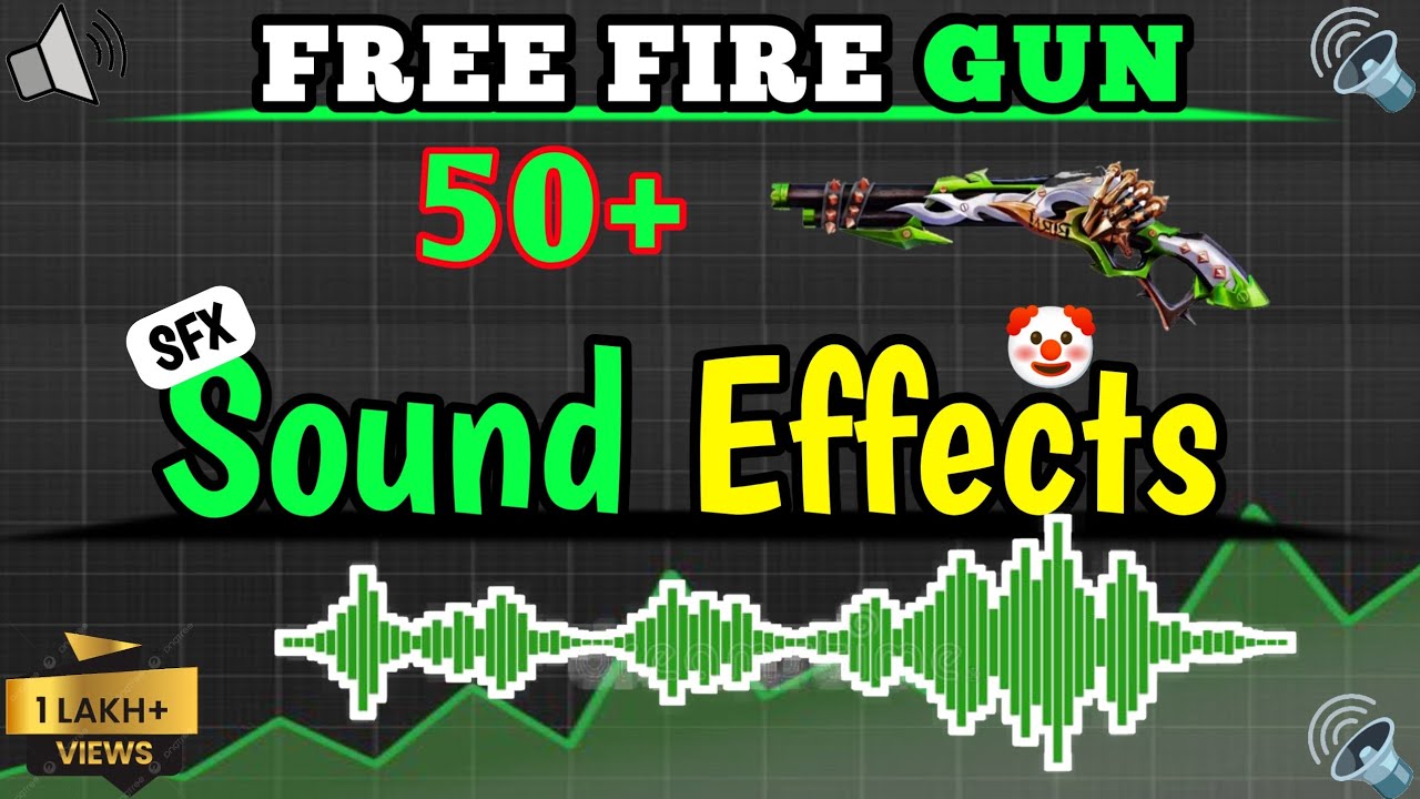 50+ Viral Sound Effects For Free Video editing 🔥 | Free Fire Gun Sound Effects No Copyright⚡