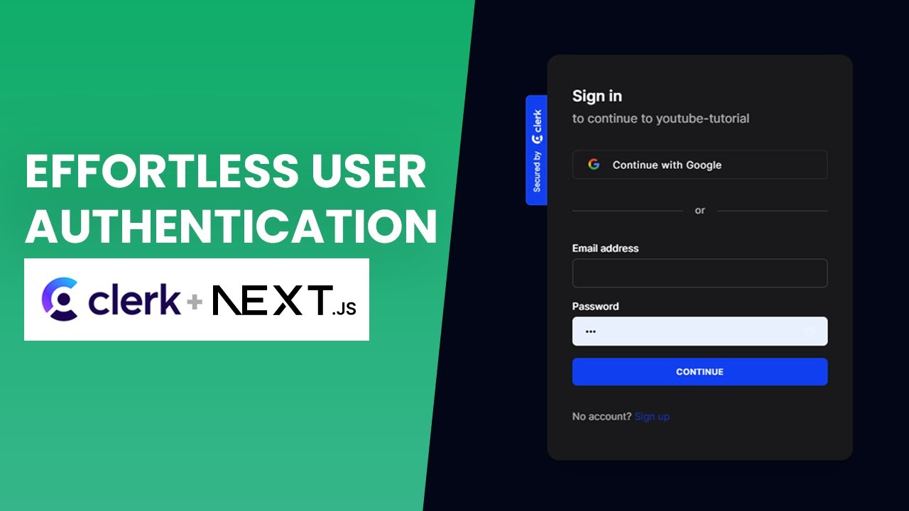 Effortless User Authentication with Clerk and Next.js 13