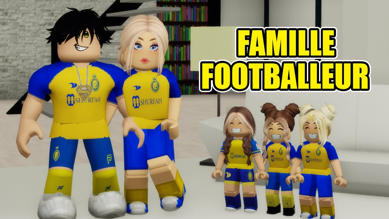 J'AI CRÉE MA FAMILLE DE FOOTBALLEUR SUR BROOKHAVEN ! ROBLOX