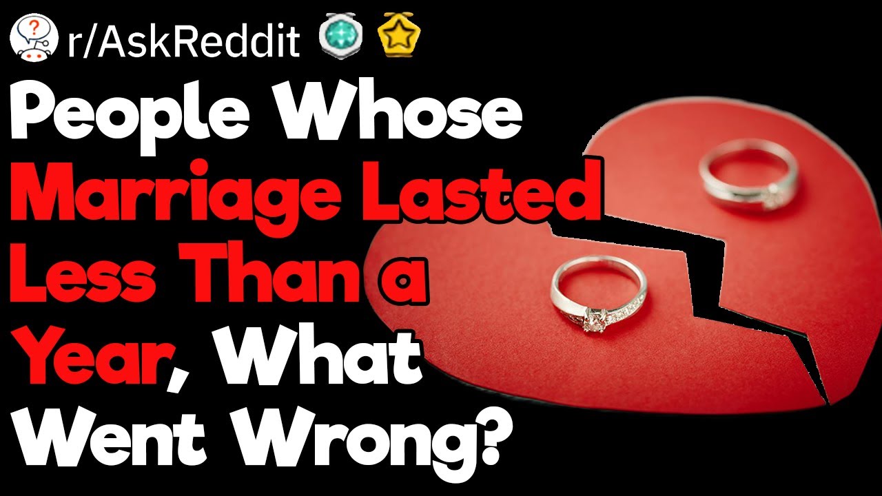 People Divorced in Under a Year, What Went Wrong?