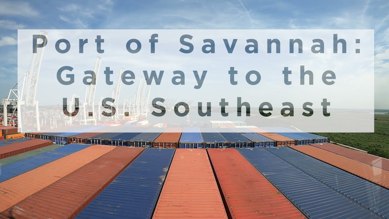 Georgia Ports: From the mountains to the sea