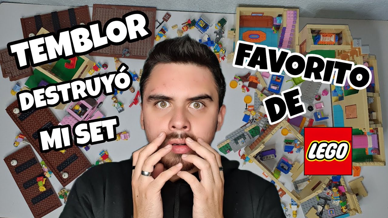 TEMBLOR DESTRUYE MI SET FAVORITO DE LEGO *Los Simpson* | Diego Loppz