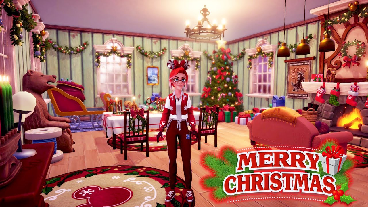 I Made THE MOST CHRISTMAS ROOM DISNEY Dreamlight Valley. 🎄Merry Christmas🎄