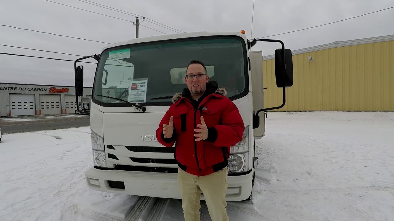 Isuzu NRR avec Benne Paysagiste / Tilting Landscaping Box.