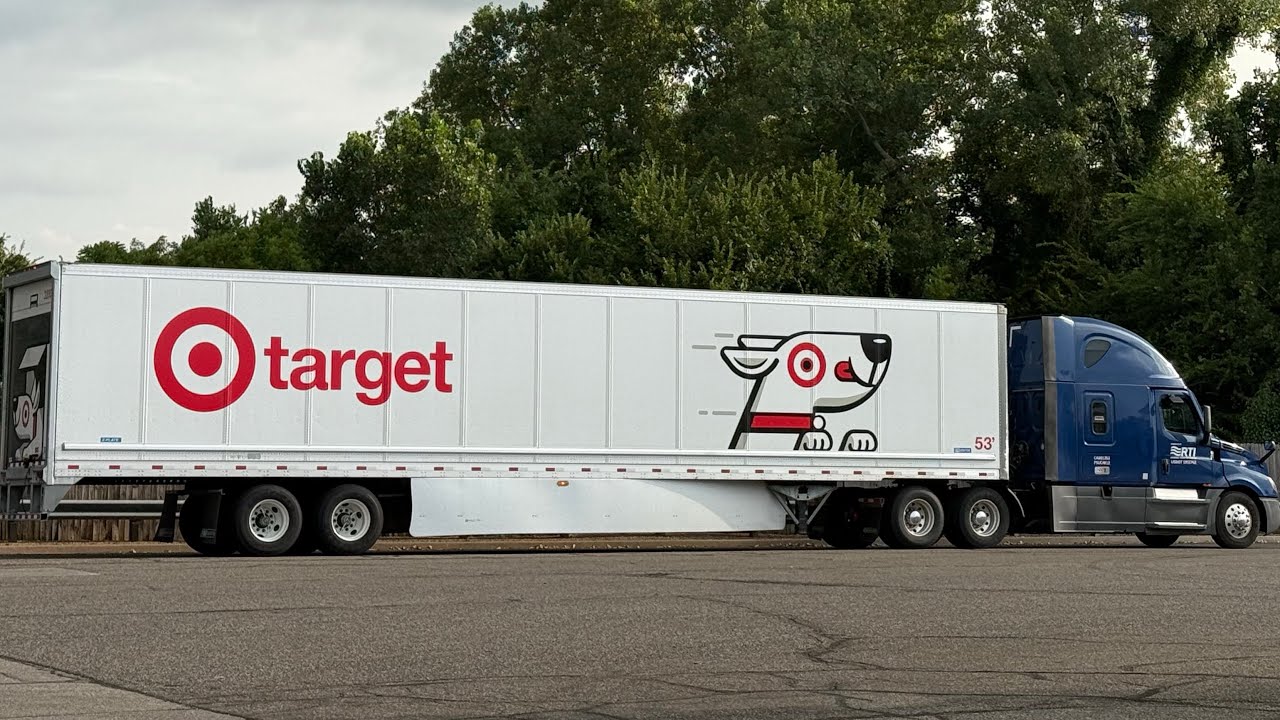 Tightest Target store (Truck Slams on Brakes by itself) Springfield Missouri 