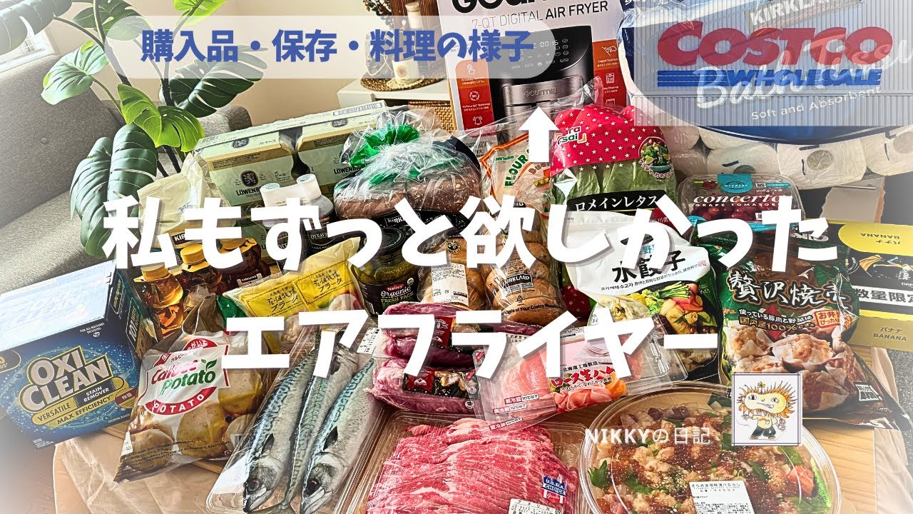 コストコ購入品紹介/母と料理/エアフライヤー(ノンフライーヤー) I'm Obsessed with This Air Fryer from コストコ!