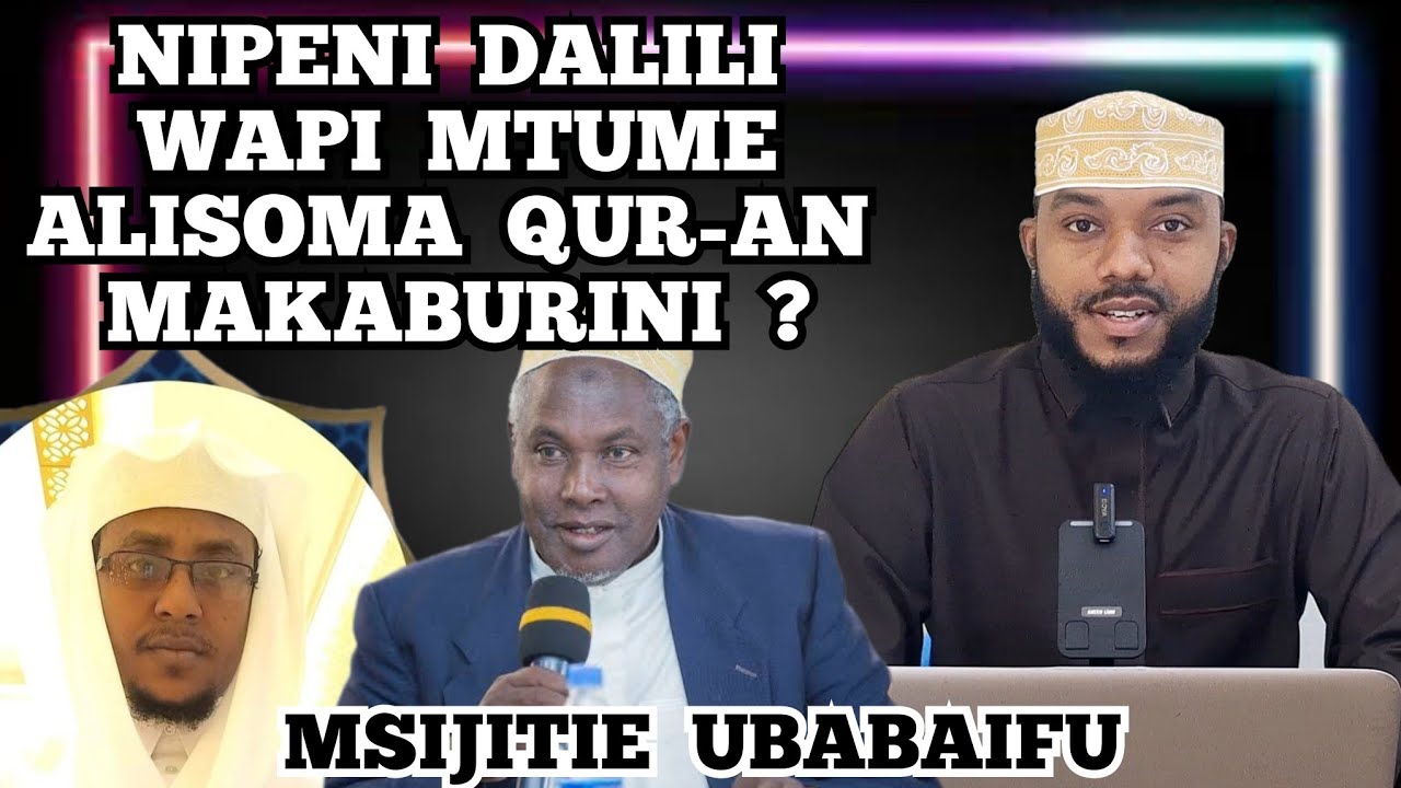 MAJIBU KWA MALEMBA || MTUME HAKUSOMA QUR-AN MAKABURINI || Muhammad Bachu || 13 August 2025