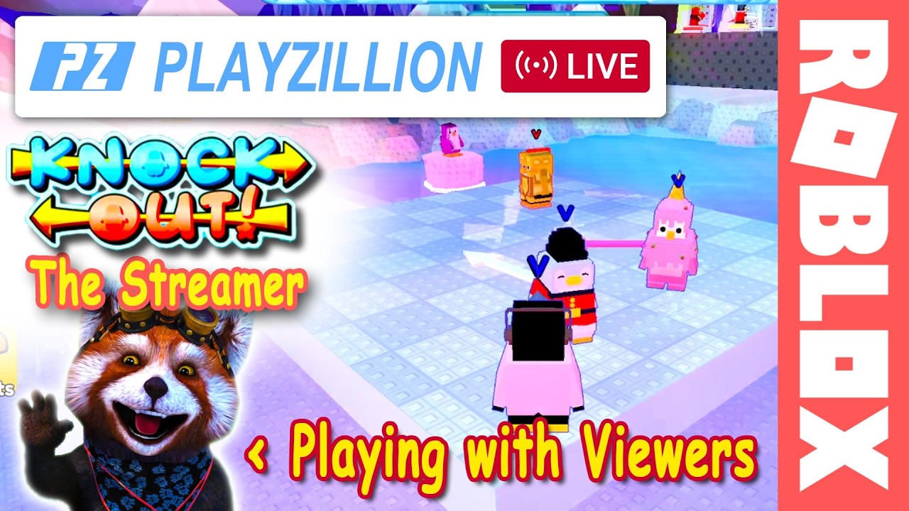 yoyoyo, 💥 Knockout the Streamer - Playing with Viewers 💥 #roblox - 20260301