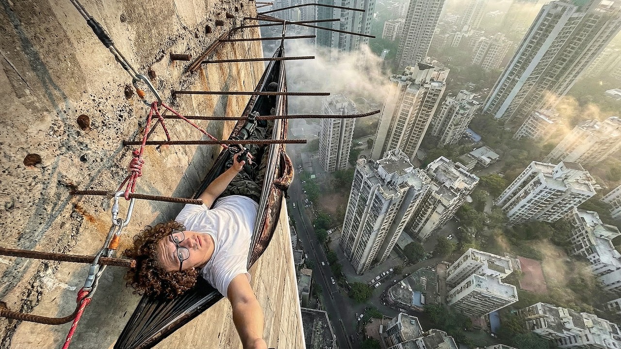 Ich habe auf dem gef&auml;hrlichsten Ghost Tower in Mumbai geschlafen