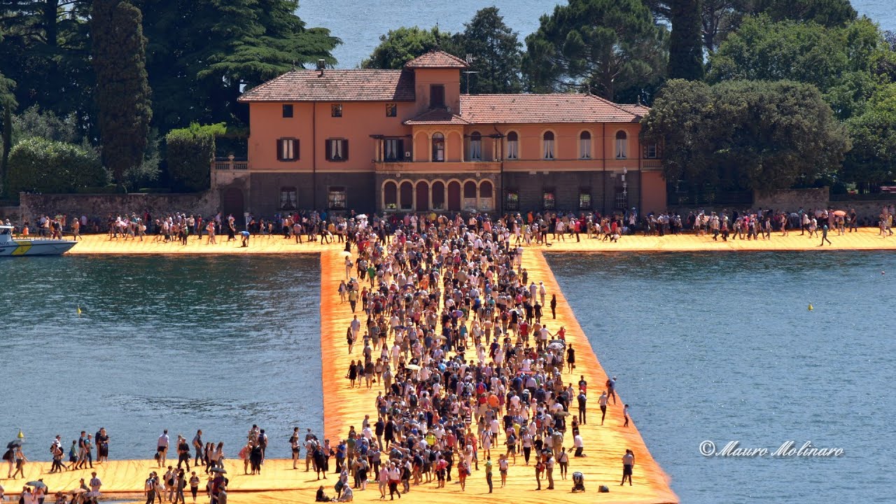 The Floating Piers by Christo and Jeanne Claude