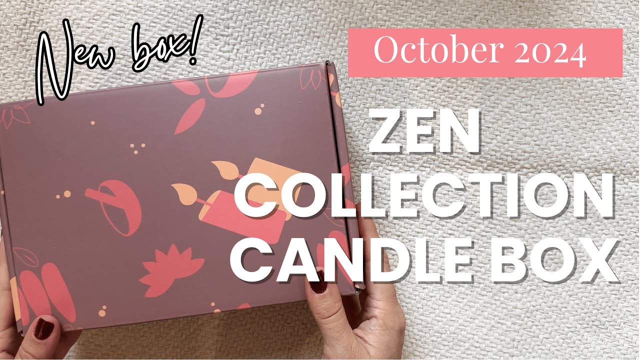 Набор свечей Zen Collection — распаковка в октябре 2024 года.