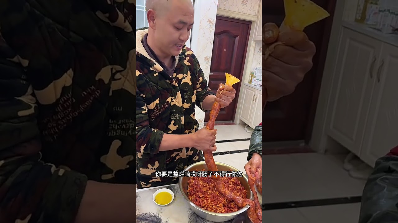 #Grandma makes sausages by hand. She says sausages made by hand taste better#Family