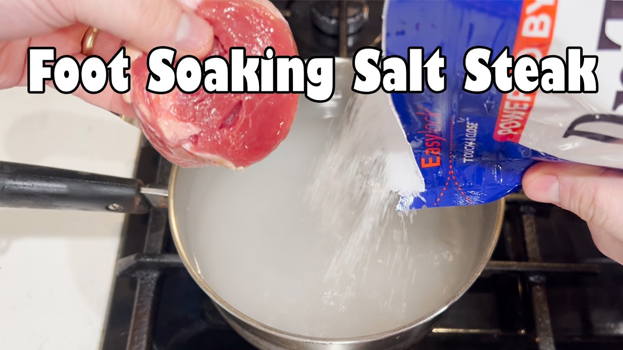 Steak Boiled in Foot Soaking Salt