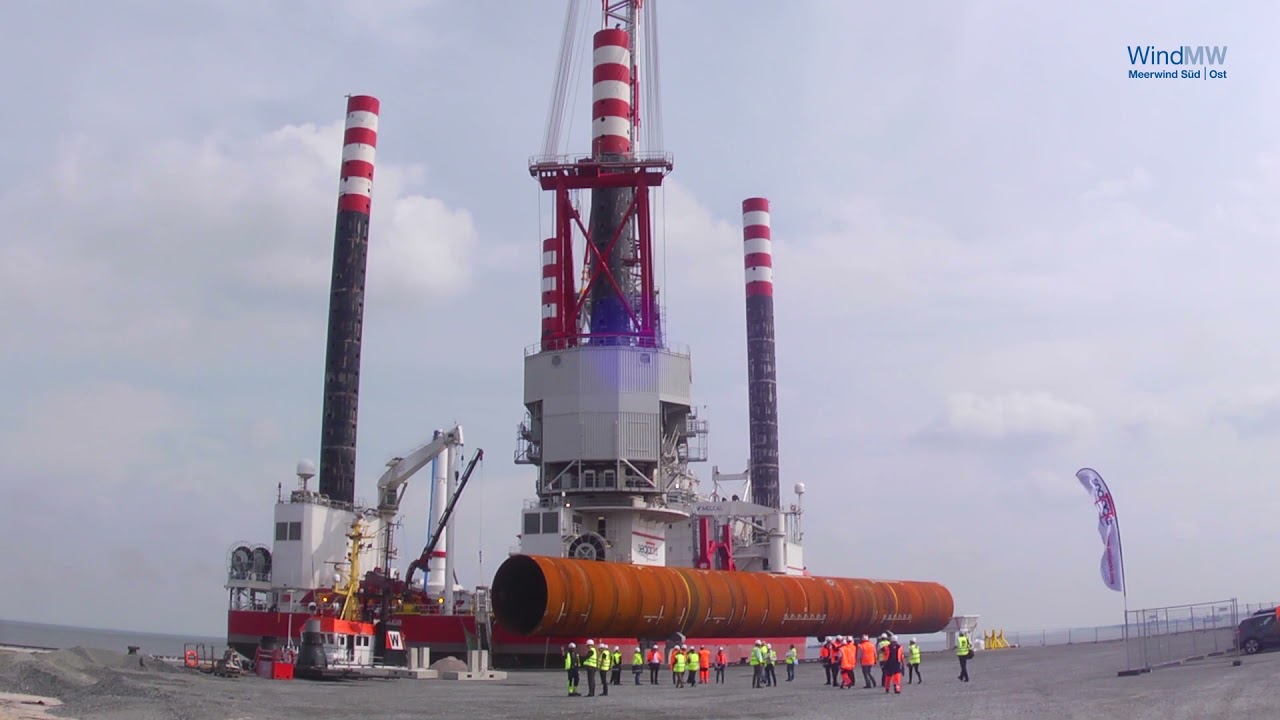 Meerwind Süd | Ost - Errichtung des Offshorewindparks vor Helgoland