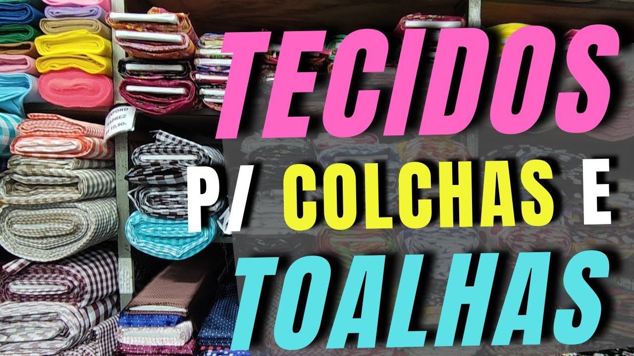 TECIDO PARA FAZER COLCHA DE CAMA, TOALHAS E TOALHA DE MESA