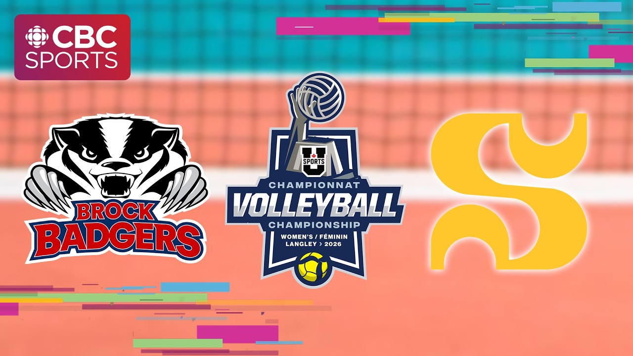U Sports Women's Volleyball Championship: Brock Badgers (3) vs. Sherbrooke Vert et Or (2) - SF