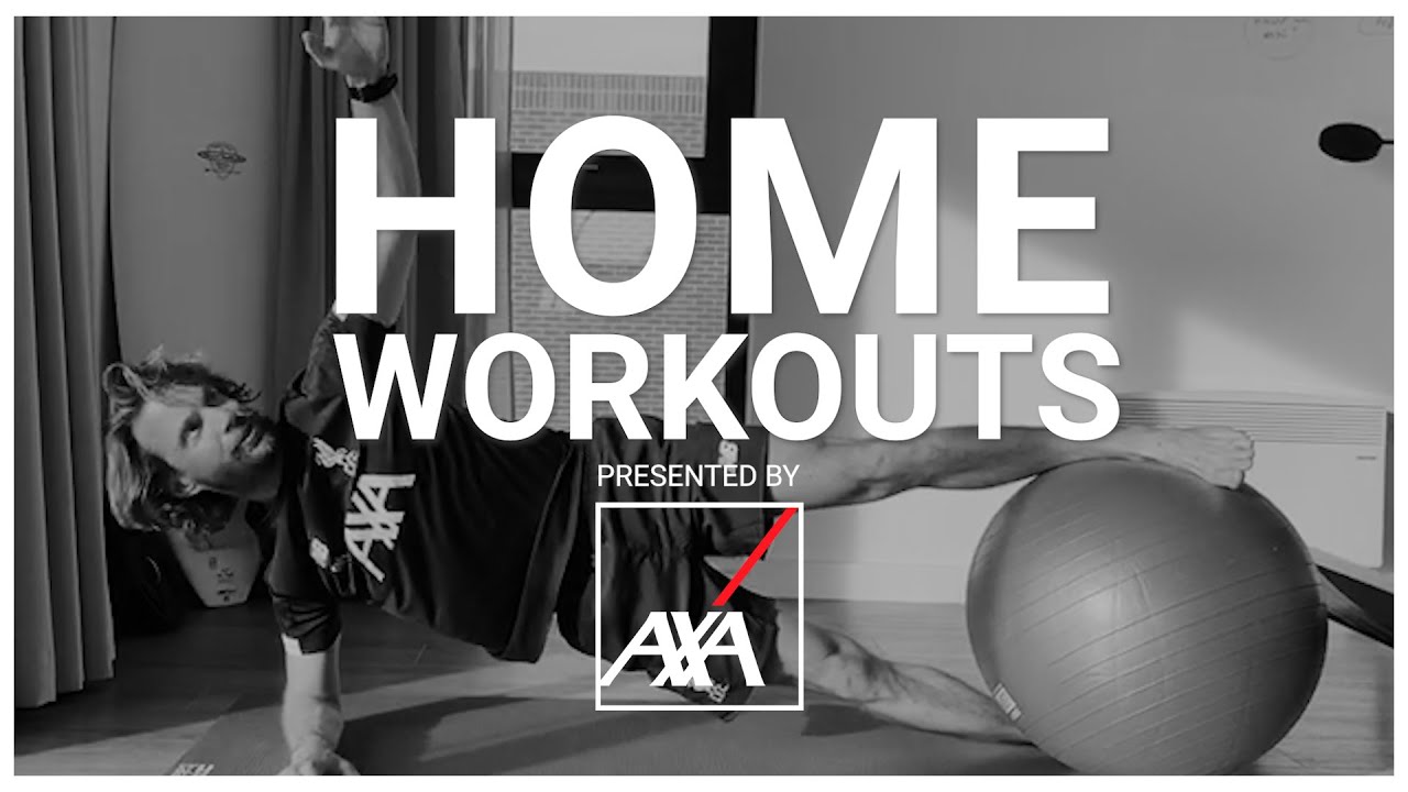 LFC's Home Workouts with Andreas Kornmayer | Swiss ball session