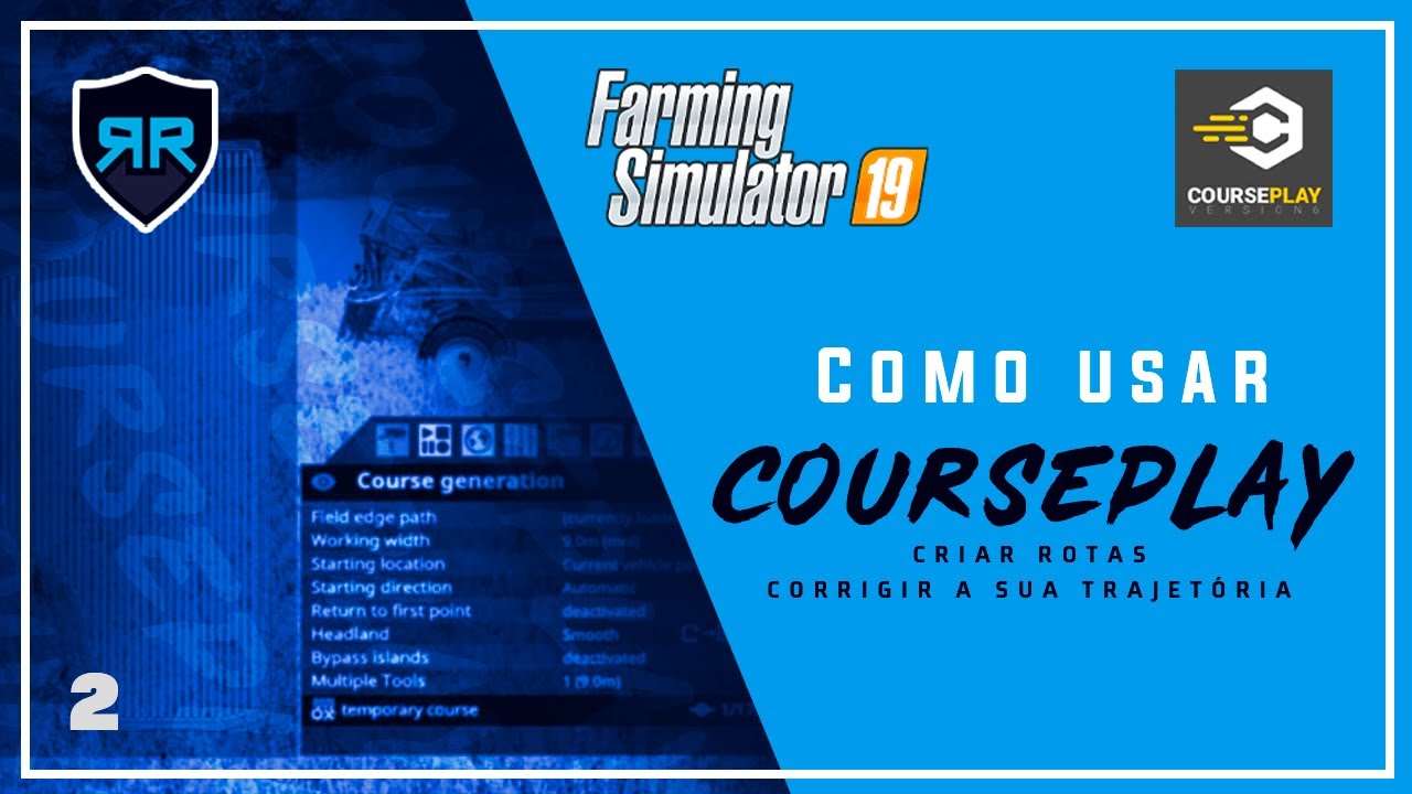 TUTORIAL DE COURSEPLAY, CRIAR ROTAS E CORRIGIR A SUA TRAJETÓRIA