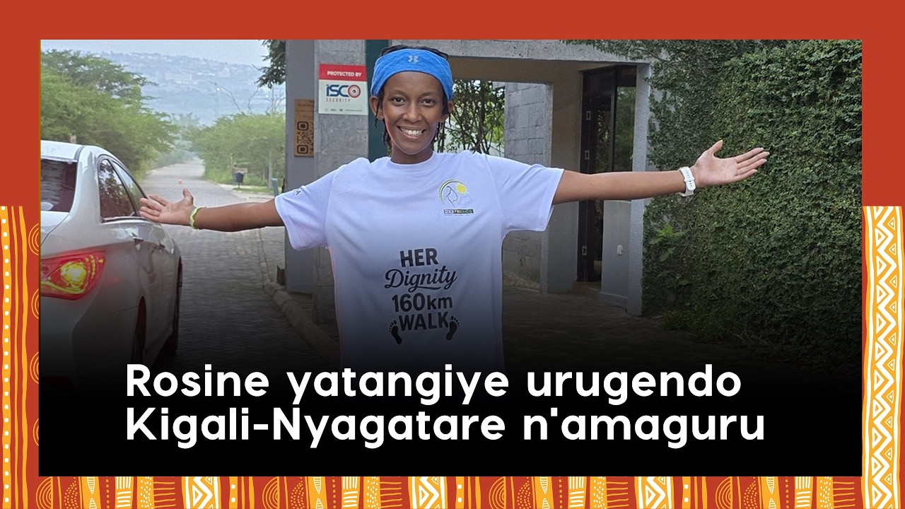 Bazongere Rosine yatangiye urugendo Kigali-Nyagatare n'amaguru||Azakora 160KM mu minsi ine