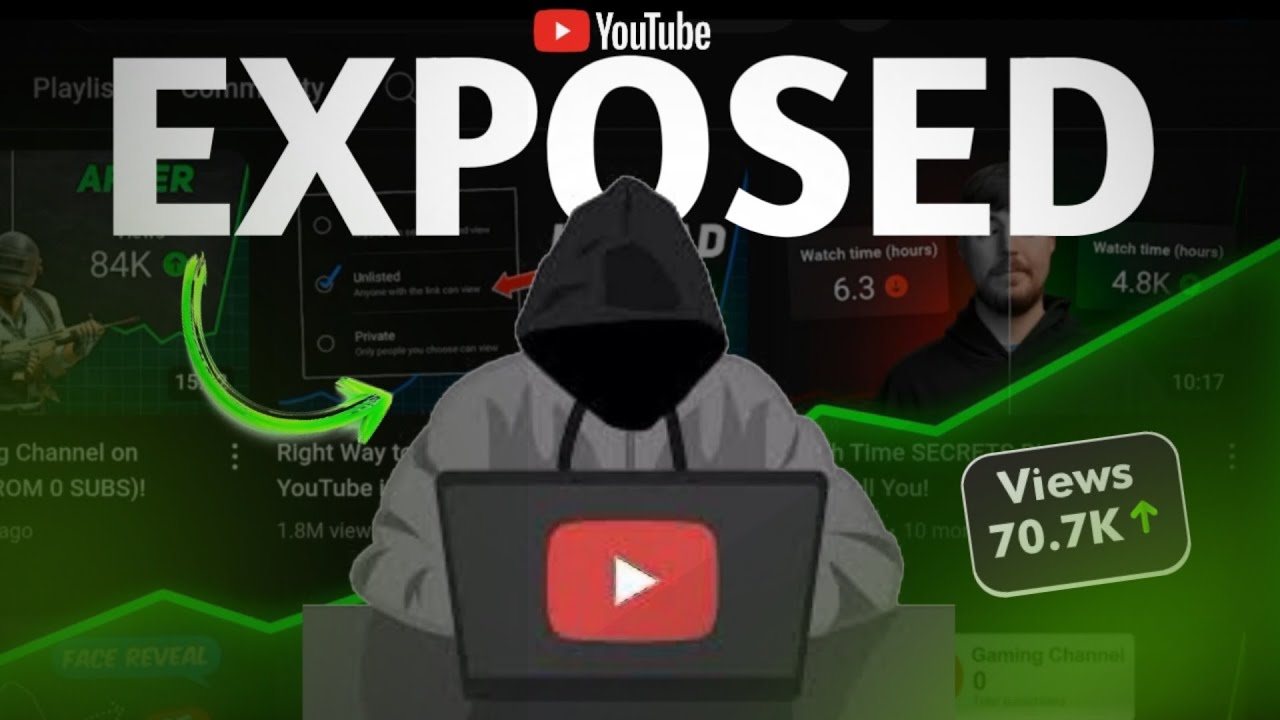 BIG SCAM? ON YOUTUBE ! HOW TO GROW ON YOUTUBE ❌