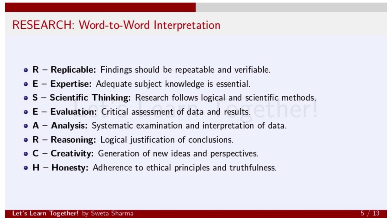 Research Aptitude | Introduction & Meaning of Research